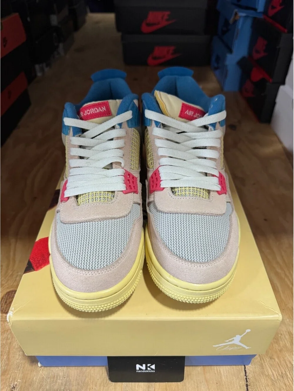 Union LA x Air Jordan 4 Retro 'Guava Ice' DC9533-800 SIZE 10.5M